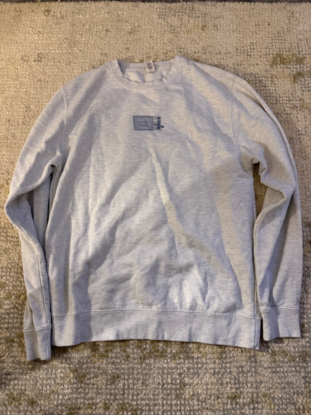 Taylor Swift Light Gray Pullover Sweatshirt with matchboxes